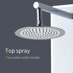 TIEMA Mitigeur Mural Bain Douche Robinets Panneau Thermostatique Salle De Bains Panneaux Offre Spéciale Pluie Massage Spray Céramique - Product Image 3