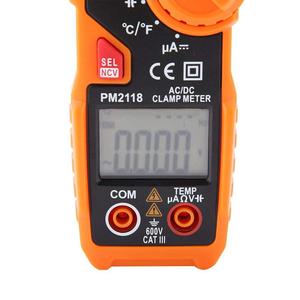 Dijital AC DC Kelepçe Multimetre NCV Ohmmetre Kapasite Sıcaklık Test Cihazı PM2118 - Product Image 3