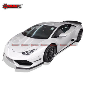Kit de Carrocería de Fibra de Carbono Estilo DC para Lamborghini Huracán LP610, Alerón Delantero, Faldones Laterales, Difusor Trasero - Product Image 2