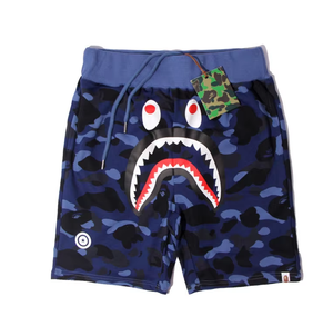 Shorts de sport et de fitness pour hommes 2025, haute qualité, grande taille, imprimé tête de requin camouflage, 100% coton - Product Image 5