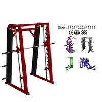 Machine de musculation Smith Attachements Dominator Fitness Avec Plaques Libre Connecté High Transit Gym Machines