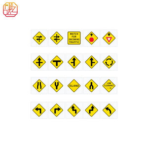 Panneau de signalisation routière réfléchissant certifié AS/NZS 1906 - Interdiction de tourner à gauche, interdiction de tourner à droite, voie gauche doit tourner à gauche - Product Image 1