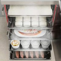 Cuiseur à riz électrique professionnel pour cuisines commerciales, idéal pour la cuisson à la vapeur des pains et du riz, machine à vapeur de riz, armoire de cuisson à riz