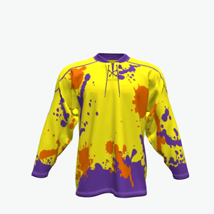 2025 New Design Großhandel Custom ized College Sublimated Eishockey Trikot - Product Image 2