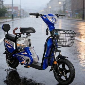 Vélo électrique stable pour adultes, 350W, 48V, batterie au plomb-acide, double suspension, autonomie de 60 km, vélo électrique 14 pouces - Product Image 1