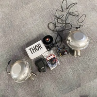 Amplificateur de son d'échappement électronique universel pour voiture Pro avec deux kits de haut-parleurs + contrôle par smartphone via l'application Thor + Tweeter