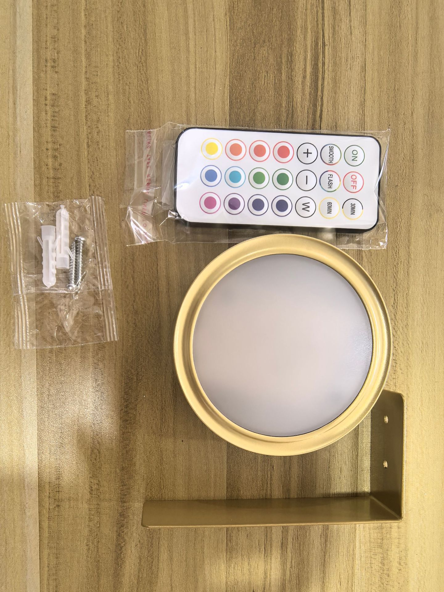[Gold-shell 3-color] 1 Light + 1 Remote Control