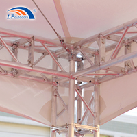 Tente à poteaux imperméable à toit haut avec tissu PVC durable pour les performances en extérieur