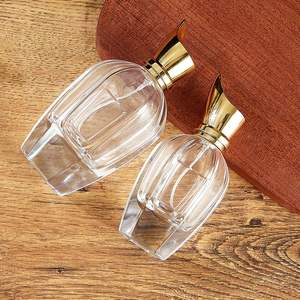 Unique Design 30ml 50ml 100ml Perfume Packaging Bottle Empty Thick Base Crimp Neck Glass <strong>Spray</strong> with Gold Caps and Pump Sprayer - Product Image 3