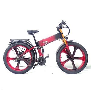 Thiết Kế Mới Gấp E Xe Đạp Ebike Fat Tire 1000Watts 17.5Ah Xe Đạp Leo Núi Điện Xe Đạp E - Product Image 2
