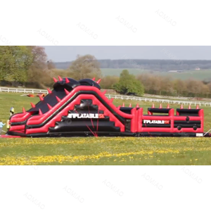 Pista de Obstáculos Inflable Personalizada para Carreras de 5K, Barrera para Deportes y Juegos, Disponible para Alquiler - Product Image 3