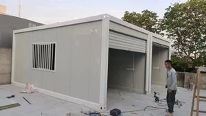 Structure en acier de 20 pieds Stockage extérieur démontable Petite <span class=keywords><strong>maison</strong></span> modulaire préfabriquée <span class=keywords><strong>Maison</strong></span> préfabriquée Conteneur d'expédition <span class=keywords><strong>Garage</strong></span> à <span class=keywords><strong>vendre</strong></span> - Product Image 6