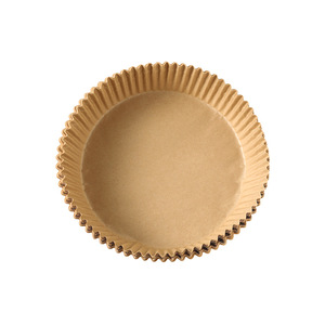 Air Fryer Paper Mat <b>Round</b> Natural Color White 50pcs Oil Absorbing <b>Baking</b> <b>Tray</b> Non-Stick PTFE Coating - Product Image 5