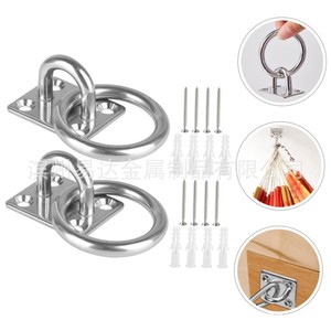 ตะขอแขวนเพดานสแตนเลส Eda พร้อมห่วง M5 M6 ขัดเงา รับน้ำหนักได้มาก สำหรับอุตสาหกรรมทั่วไป - Product Image 5