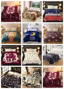 Bán Sỉ Chăn Nhung Raschel Màu Trắng Đen Mềm Mại Mùa Xuân Chăn Lông Cừu Flannel 100% Polyester Bộ Đồ Giường Cho Mùa Đông King Size - Product Image 6