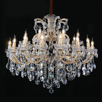 Lustre en cristal K9 moderne et luxueux personnalisé, élégante suspension LED pour hall d'hôtel, banquet de mariage, salon, luminaire
