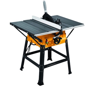 Scie à table coulissante horizontale avec moteur de 2 kW, machine à scier le bois, lame de 254 mm, machine de découpe pour le travail du bois - Product Image 1