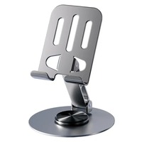 Support de téléphone portable rotatif pour tablette de bureau réglable, support universel pour téléphone portable de table