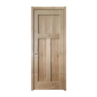 Porte affleurante en matériau MDF design moderne avec dalle en bois plaqué à bas prix OEM pour la décoration intérieure des maisons
