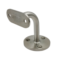 Inoxstar 316 Support de rampe d'escalier moderne en acier inoxydable sur mesure pour balustrade en verre de villa