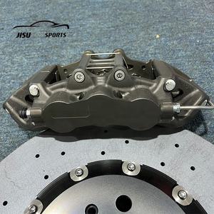 Étriers de frein forgés à 6 pistons avec kit de disques en carbone-céramique à fibres longues pour <span class=keywords><strong>Golf</strong></span> GTI EVO6 EVO10 <span class=keywords><strong>GOLF</strong></span> <span class=keywords><strong>R</strong></span> 18/19 pouces - Product Image 5