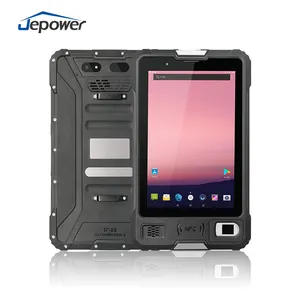 Huella digital 7 8 pulgadas 3G 4G WiFi NFC Android tableta industrial pantalla táctil PC en una tableta PC tableta robusta