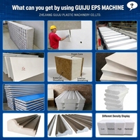 Machine automatique de fabrication de blocs EPS de type refroidissement par vide personnalisée, machine de fabrication de panneaux de toiture/mur en mousse EPS avec certification CE