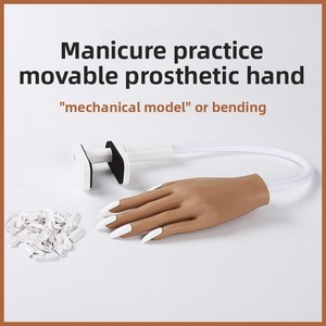 Venta Directa de Fábrica: Prótesis Robótica de <span class=keywords><strong>Mano</strong></span> de Plástico Sólido con Articulación Fija y Flexible <span class=keywords><strong>para</strong></span> Manicura y Modelado Femenino - Product Image 4