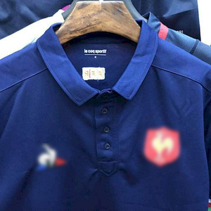 Maillot de <span class=keywords><strong>rugby</strong></span> français domicile et extérieur à manches courtes 100% polyester avec design imprimé - Product Image 4