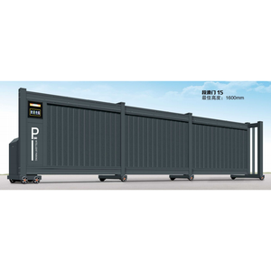 <span class=keywords><strong>Portail</strong></span> Coulissant Sectionnel Électrique Automatique Résidentiel et Industriel, Conception Anti-Vol et de Sécurité, Design Moderne, Finition Poudrée, pour Villa, École, Parc - Product Image 2