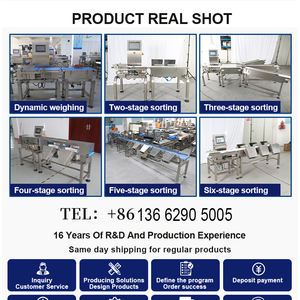 Dokunmatik ekran konveyör bant kontrol kantarı yüksek hızlı otomatik dinamik çevrimiçi konveyör bant dijital tartı - Product Image 5