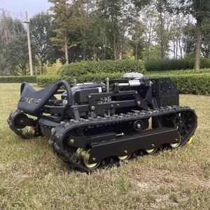 Cortadora de Césped Robótica con Orugas de Goma, Autopropulsada a Gasolina, con Control Remoto para Jardín, Granja, Campo de Golf S-23, Control Remoto O - Product Image 6