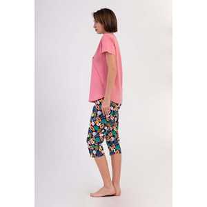 Combinaison de nuit ovale à manches courtes et col rond pour femme, taille XXL - Product Image 2