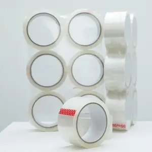 Bopp Adhesive Tape Transparent OPP Super Strong Cardboard Boxes Packaging Clear Adhesive Tape Cheaper Hotmelt Bopp Fragile Packing Tape