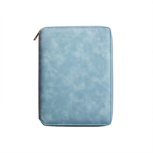 Carpeta <span class=keywords><strong>de</strong></span> Regalo Personalizada con Cierre, <span class=keywords><strong>de</strong></span> PU Suave, con Hojas Sueltas, para Documentos, Tamaño A5/A6, con Cubierta en Blanco - Product Image 6
