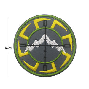 ตราสัญลักษณ์ทีมรัสเซียอัลฟ่า ฮวงปัว แบบติดเสื้อ ทำจากวัสดุ <span class=keywords><strong>PU</strong></span> ปักด้วยมือ เป็นมิตรกับสิ่งแวดล้อม ใช้กับหมวกได้ - Product Image 2