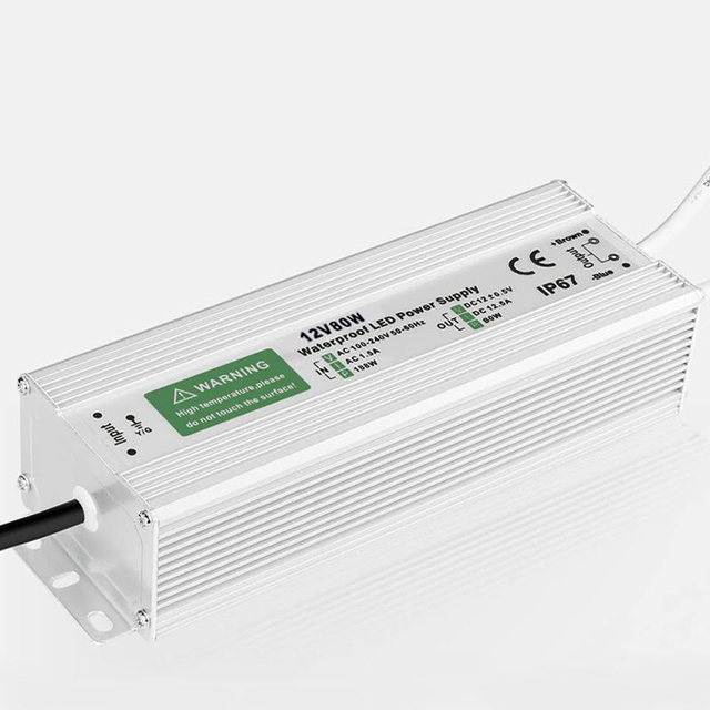 12Volt DC 10W~1000 Watt LED Driver IP67 Waterproof Led Power Supply 12v 80w IP67 Led Driver