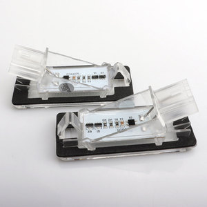 Para Dacia Duster 2010 LED luz de matrícula impermeable alto brillo 12V Actualización de coche lámpara de matrícula de repuesto - Product Image 4
