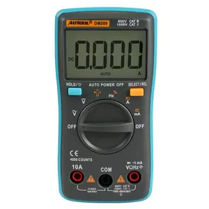 AUTOOL DM200 LCD Multimeter Digital AC DC Autoranging Voltage Electronic Circuit Diagnostic Tool Repair Multi-Meter PK ZT100