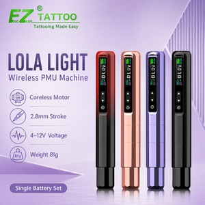 Stylo de tatouage PMU sans fil <span class=keywords><strong>EZ</strong></span> Lola Light 81g, batterie unique, course de 2,8 mm, mode point à 10 niveaux, machine de maquillage permanent pour sourcils et lèvres - Product Image 3