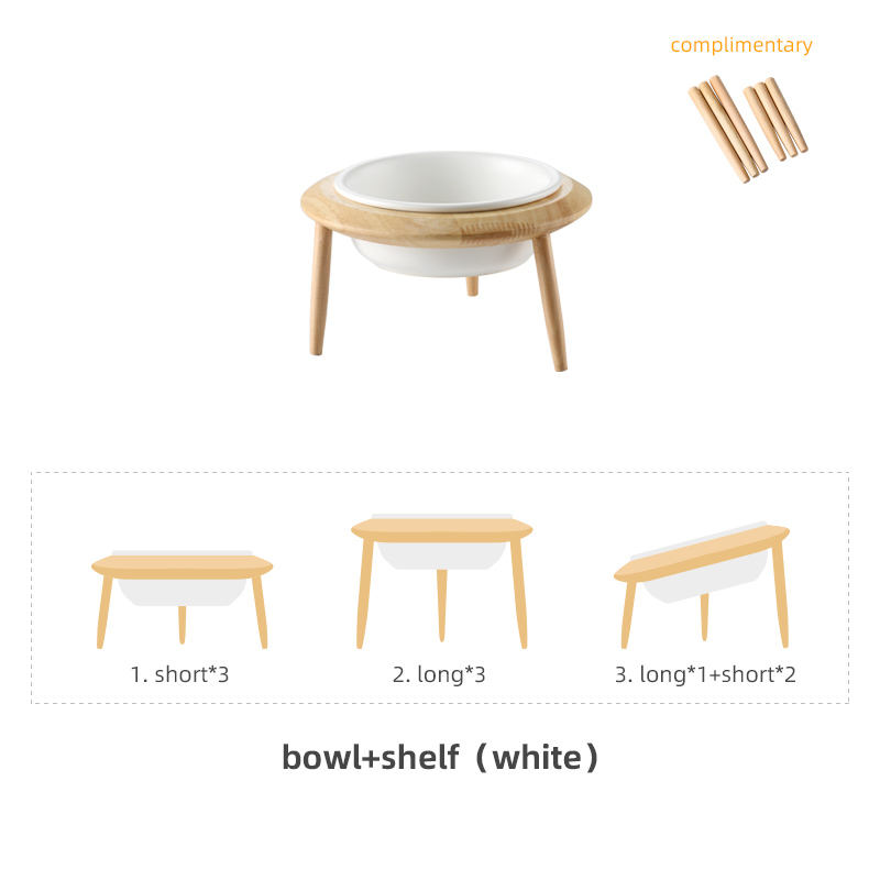 Bol + étagère (blanc)