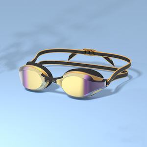 Occhiali da corsa professionali in Silicone per il <span class=keywords><strong>nuoto</strong></span> per il tempo libero per adulti uomini e donne con lenti a specchio per PC antiappannamento impermeabile - Product Image 6