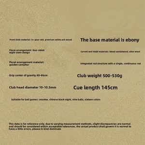 Queue de billard chinoise à petite pointe pour l'équitation à huit balles, modèle <span class=keywords><strong>Wang</strong></span> Wukong Qitian, livraison express SF, pour hommes et femmes, billard chinois - Product Image 5