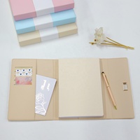 Sidaixue-Sac à main en cuir avec pages rechargeables, agenda A5, planificateur à trois volets, coffret cadeau, conception personnalisée
