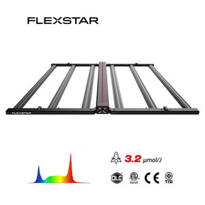 Lampada <span class=keywords><strong>LED</strong></span> per Coltivazione Flexstar Redline 3.1Umol/J <span class=keywords><strong>400W</strong></span> 4X4Ft Collegabile in Serie, Classificazione IP66, Dimmerabile, Spettro Completo con Lente Completamente Sigillata - Product Image 1