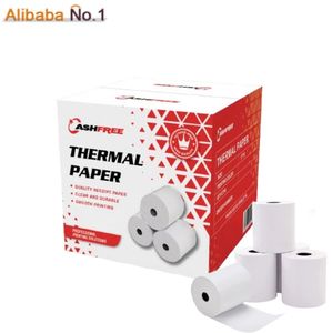 Papier thermique en gros CASHIERPOINT SY110 57mm et 80mm pour terminal de point de vente, rouleau de papier de reçu de caisse 80x80, 100% pâte de bois pour banque - Product Image 2