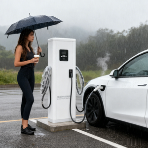 Borne de recharge murale DC CCS1 CCS2 pour véhicules électriques, station de recharge rapide OCPP niveau 2, borne de recharge murale 14KW 22KW 40KW pour voitures électriques - Product Image 6