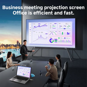 Trasmettitore e Ricevitore <span class=keywords><strong>Video</strong></span> Wireless Portatile in Metallo Full HD 1080P 50M per Proiettori da Riunione, Splitter e Convertitori Pass-Through - Product Image 5