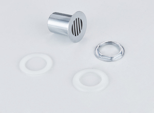 Tappo di Scarico per Lavabo G1-1/4'' in Ottone Cromato, Tipo a Striscia, Scarico Dritto Non Chiudibile - Product Image 4