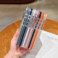 Coque de téléphone magnétique ondulée compatible avec Apple 17 Pro, accessoire métallique ondulé effet peau pour 18 Pro, coque antichoc